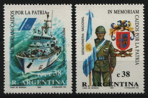 Argentinien 1993 - Mi-Nr. 2172-2173 ** - MNH - Schiffe / Ships