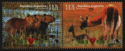 Argentinien 1996 - Mi-Nr. 2303-2304 ** - MNH - Wildtiere / Wild animals