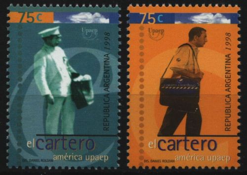 Argentinien 1998 - Mi-Nr. 2401-2402 ** - MNH - Postbote