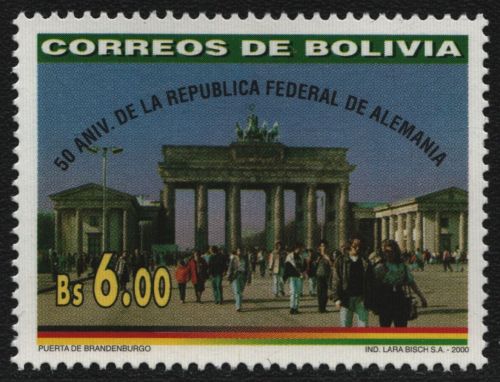 Bolivien 2000 - Mi-Nr. 1459 ** - MNH - 50 Jahre BRD