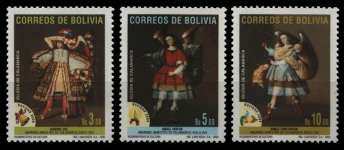 Bolivien 2000 - Mi-Nr. 1463-1465 ** - MNH - Weihnachten / X-mas
