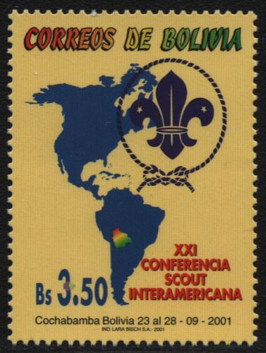 Bolivien 2001 - Mi-Nr. 1497 ** - MNH - Pfadfinder / Scouts