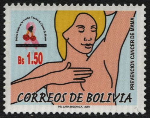 Bolivien 2001 - Mi-Nr. 1500 ** - MNH - Brustkrebsvorsorge