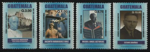 Guatemala 2001 - Mi-Nr. 1369-1372 ** - MNH - Persönlichkeiten