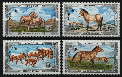 Mongolei 1986 - Mi-Nr. 1819-1822 ** - MNH - Wildtiere / Wild animals