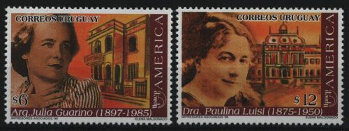 Uruguay 1998 - Mi-Nr. 2394-2395 ** - MNH - Bedeutende Frauen