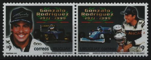 Uruguay 2000 - Mi-Nr. 2557-2558 ** - MNH - Gonzalo Rodriguez