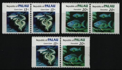 Palau 1983 - Mi-Nr. 13-14 D ** - MNH - Meeresleben / Marine life