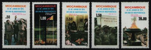 Mosambik 1976 - Mi-Nr. 609-613 ** - MNH - Unabhängigkeit / Independence