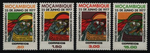Mosambik 1977 - Mi-Nr. 636-639 ** - MNH - Unabhängigkeit / Independence