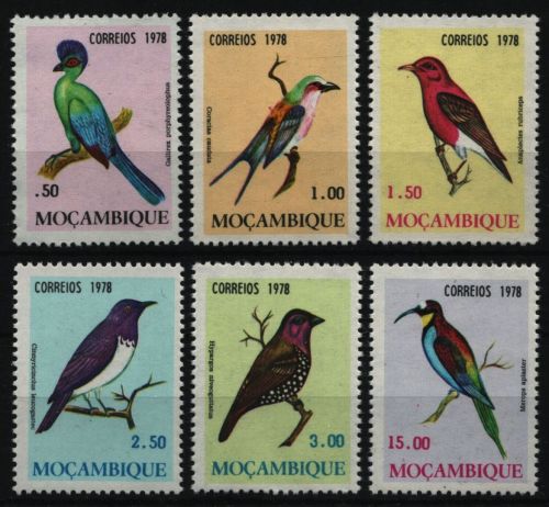 Mosambik 1978 - Mi-Nr. 648-653 ** - MNH - Vögel / Birds