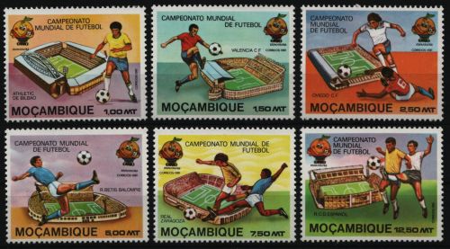 Mosambik 1981 - Mi-Nr. 788-793 A ** - MNH - Fußball / Soccer