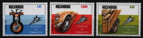 Mosambik 1982 - Mi-Nr. 873-875 ** - MNH - Benzinsparen