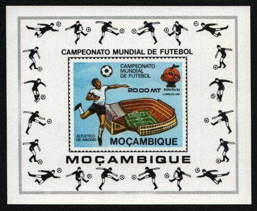 Mosambik 1981 - Mi-Nr. Block 9 ** - MNH - Fußball / Soccer