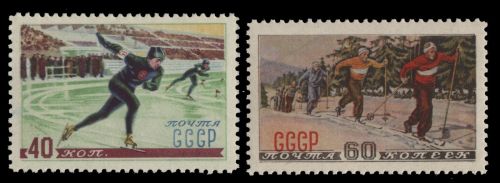 Russia / Sowjetunion 1952 - Mi-Nr. 1619-1620 ** - MNH - Sport