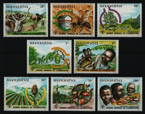 Ruanda 1982 - Mi-Nr. 1159-1166 ** - MNH - Landwirtschaft / Agriculture