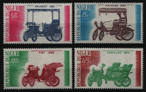Niger 1975 - Mi-Nr. 473-476 ** - MNH - Autos / Cars