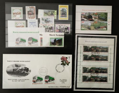 Großbritannien - Lot Eisenbahnmarken - Vignetten - Railway stamps