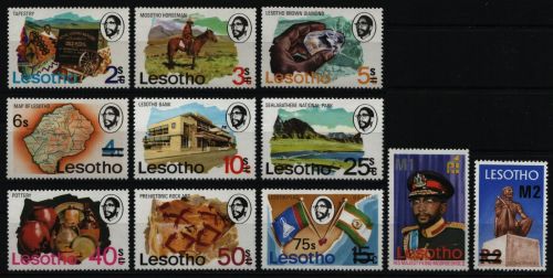Lesotho 1980 - Mi-Nr. 297-301 I ** - MNH - Freimarken / Definitives