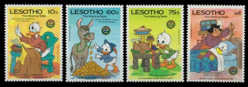 Lesotho 1985 - Mi-Nr. 551-554 ** - MNH - Walt Disney