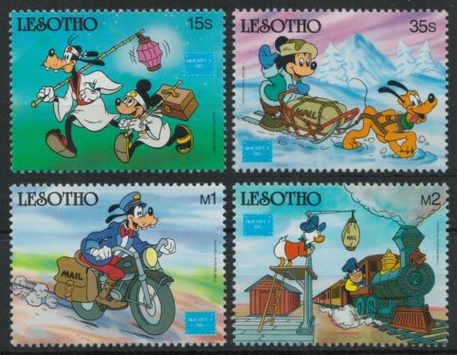 Lesotho 1986 - Mi-Nr. 589-592 ** - MNH - Walt Disney