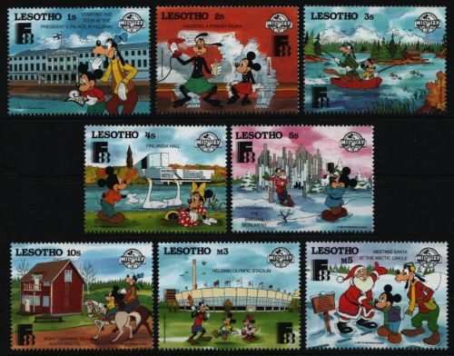 Lesotho 1988 - Mi-Nr. 697-704 ** - MNH - Walt Disney