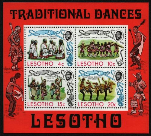 Lesotho 1975 - Mi-Nr. Block 2 ** - MNH - Traditionelle Tänze