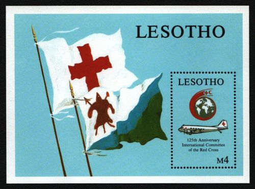 Lesotho 1989 - Mi-Nr. Block 59 ** - MNH - Rotes Kreuz / Red cross