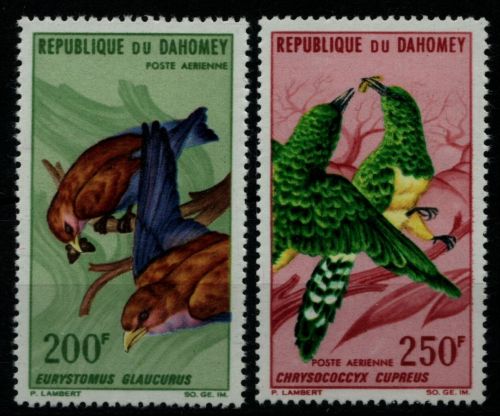Dahomey 1967 - Mi-Nr. 296-297 ** - MNH - Vögel / Birds