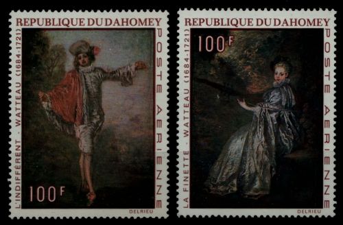 Dahomey 1971 - Mi-Nr. 446-447 ** - MNH - Gemälde / Paintings