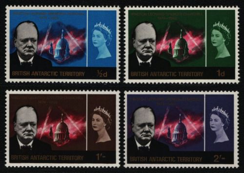BAT / Brit. Antarktis 1966 - Mi-Nr. 16-19 ** - MNH - Churchill (II)