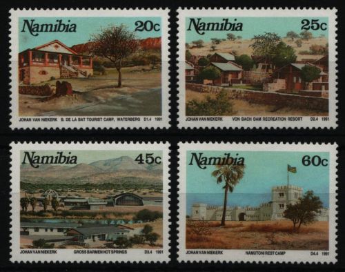 Namibia 1991 - Mi-Nr. 711-714 ** - MNH - Natur - Tourismus