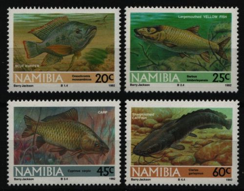Namibia 1992 - Mi-Nr. 719-722 ** - MNH - Fische / Fish