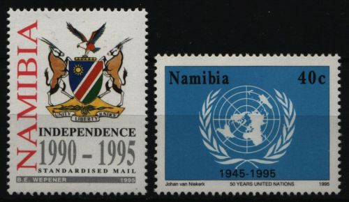 Namibia 1995 - Mi-Nr. 788 & 803 ** - MNH - 2 Ausgaben