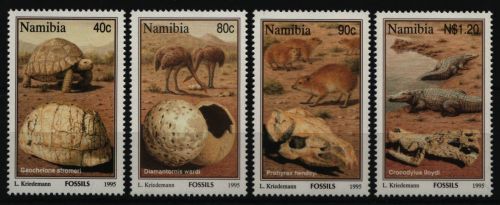 Namibia 1995 - Mi-Nr. 789-792 ** - MNH - Fossilien / Fossils
