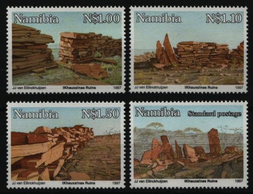 Namibia 1997 - Mi-Nr. 828-831 ** - MNH - Alte Ruinen