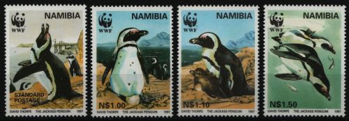 Namibia 1997 - Mi-Nr. 837-840 ** - MNH - Pinguine / Penguins