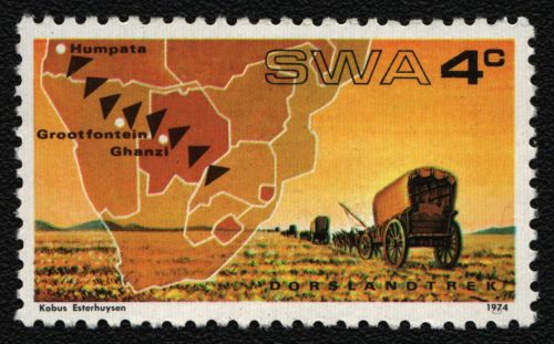 Südwestafrika 1974 - Mi-Nr. 401 ** - MNH - Dorslandtreck