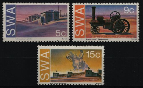 Südwestafrika 1975 - Mi-Nr. 406-408 ** - MNH - Deutsche Kolonialzeit