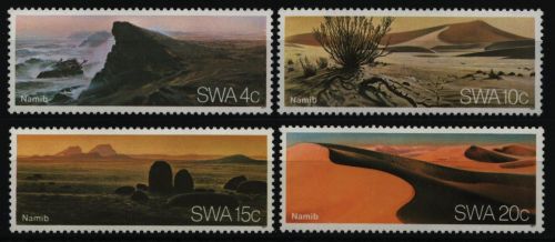 Südwestafrika 1977 - Mi-Nr. 427-430 ** - MNH - Natur - Landschaften
