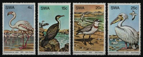 Südwestafrika 1979 - Mi-Nr. 458-461 ** - MNH - Vögel / Birds