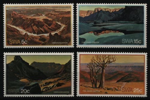 Südwestafrika 1981 - Mi-Nr. 500-503 ** - MNH - Natur - Landschaften