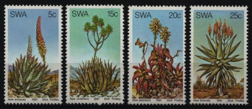 Südwestafrika 1981 - Mi-Nr. 504-507 ** - MNH - Pflanzen / Plants