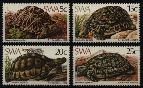 Südwestafrika 1981 - Mi-Nr. 516-519 ** - MNH - Schildkröten / Turtles