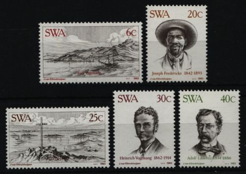 Südwestafrika 1983 - Mi-Nr. 531-536 ** - MNH - Lüderitz