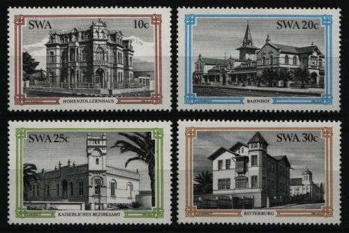 Südwestafrika 1984 - Mi-Nr. 549-552 ** - MNH - Historische Gebäude