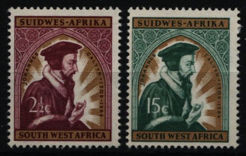 Südwestafrika 1964 - Mi-Nr. 323-324 ** - MNH - Johann Calvin