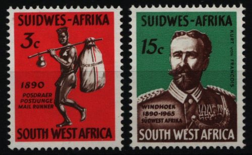 Südwestafrika 1965 - Mi-Nr. 325-326 ** - MNH - 75 Jahre Windhuk