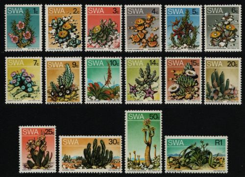 Südwestafrika 1973 - Mi-Nr. 373-388 ** - MNH - Pflanzen / Plants