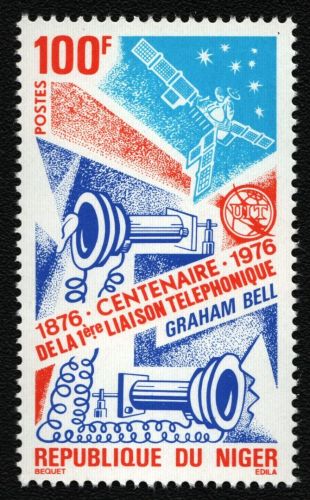 Niger 1976 - Mi-Nr. 512 ** - MNH - 100 Jahre Telefon